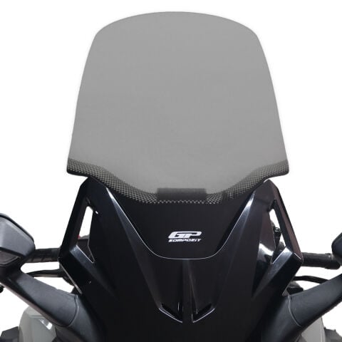 GP Kompozit Honda Forza 250 2021-2026 Uyumlu Baskılı Ön Tur Camı Füme