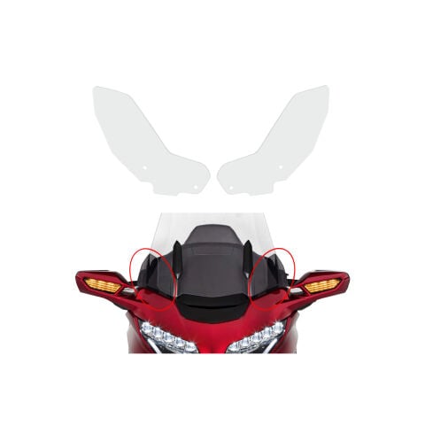 GP Kompozit Honda Gold Wing 2018-2023 Uyumlu Yan Deflektör Şeffaf