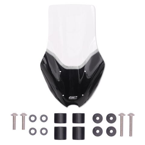 GP Kompozit Yamaha NMAX 125 / 155 2025-2026 Uyumlu Ön Tur Camı Şeffaf