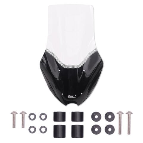 GP Kompozit Yamaha NMAX 125 / 155 2025-2026 Uyumlu Ön Tur Camı Şeffaf