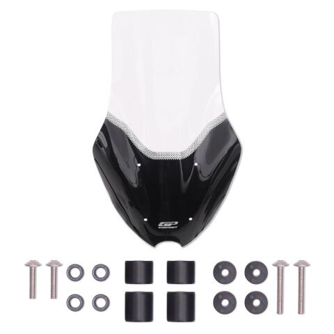 GP Kompozit Yamaha NMAX 125 / 155 2025-2026 Uyumlu Ön Tur Camı Şeffaf