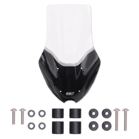 GP Kompozit Yamaha NMAX 125 / 155 2025-2026 Uyumlu Ön Tur Camı Şeffaf