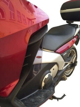 GP Kompozit Honda NC 700 D Integra 2012-2013 Uyumlu Bacak Koruma Füme