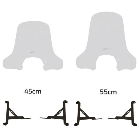 GP Kompozit Lambretta X300 2023-2024 Uyumlu Ön Cam Şeffaf