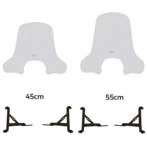 GP Kompozit Lambretta X300 2023-2024 Uyumlu Ön Cam Şeffaf