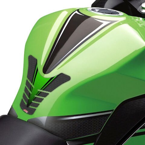 GP Kompozit Kawasaki ZX-6R 2009-2017 Uyumlu Tank Pad Yeşil