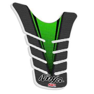 GP Kompozit Kawasaki ZX-6R 2009-2017 Uyumlu Tank Pad Yeşil