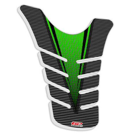 GP Kompozit Kawasaki ZX-6R 2009-2017 Uyumlu Tank Pad Yeşil