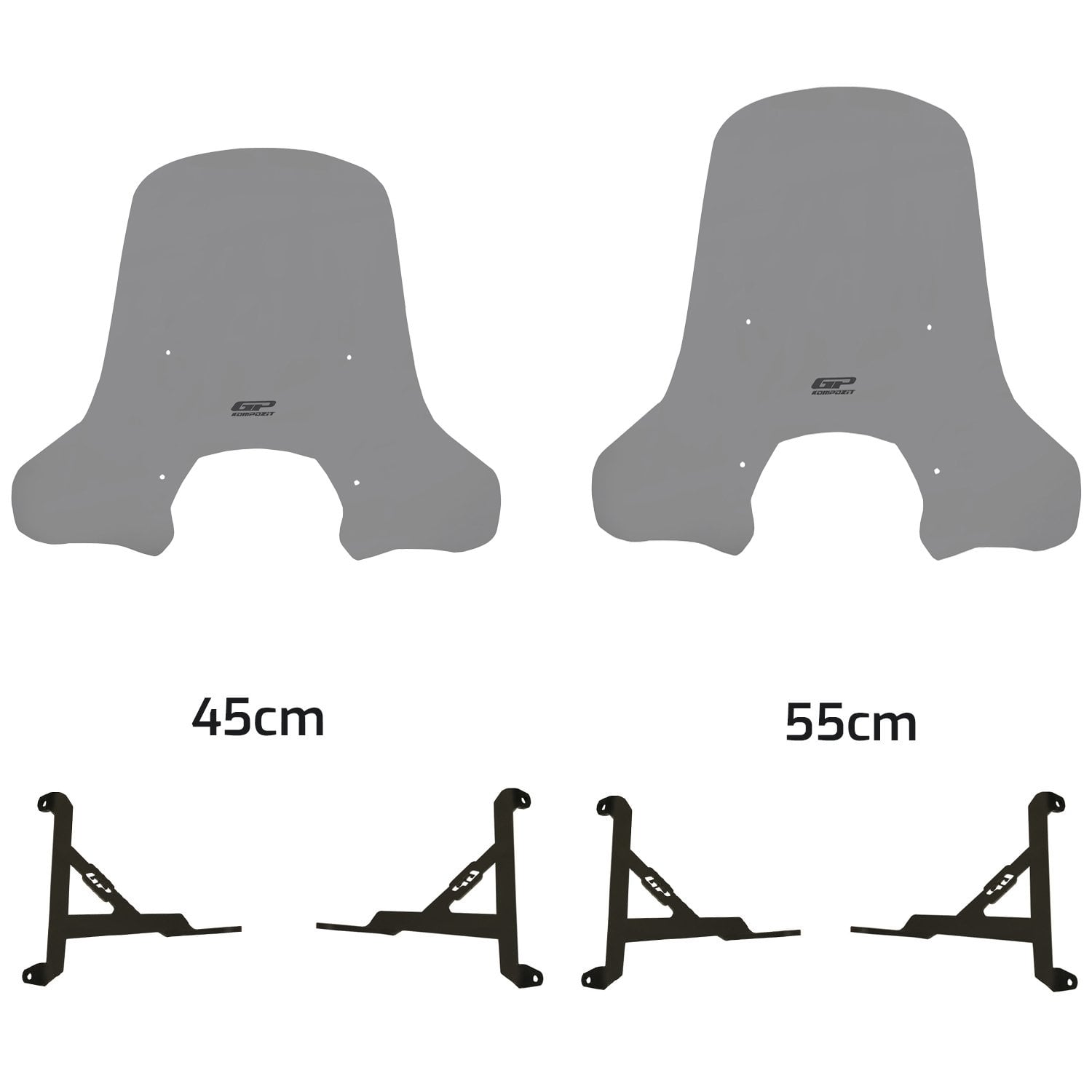GP Kompozit Lambretta X300 2023-2024 Uyumlu Ön Cam Füme