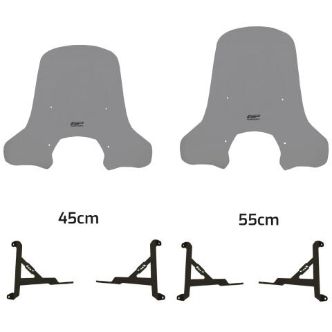 GP Kompozit Lambretta X300 2023-2024 Uyumlu Ön Cam Füme