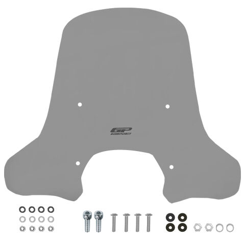 GP Kompozit Lambretta X300 2023-2024 Uyumlu Ön Cam Füme