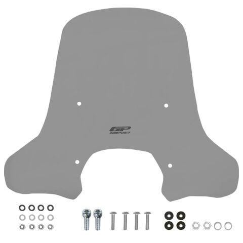 GP Kompozit Lambretta X300 2023-2024 Uyumlu Ön Cam Füme