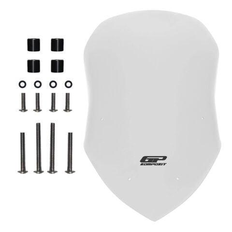 GP Kompozit Yamaha XMAX 250 / 300 / 400 2018-2023 Uyumlu Ön Tur Camı Şeffaf