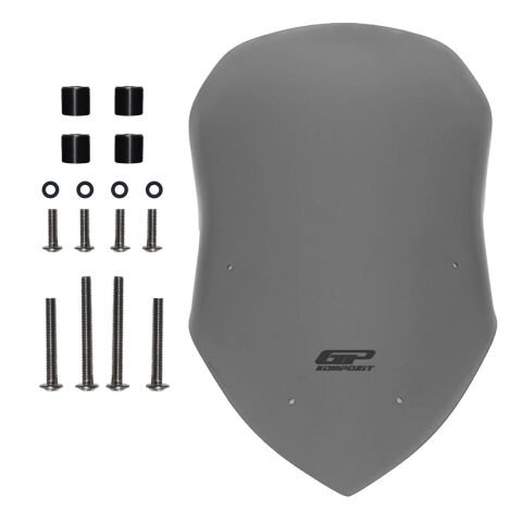 GP Kompozit Yamaha XMAX 250 / 300 / 400 2018-2023 Uyumlu Ön Tur Camı Füme