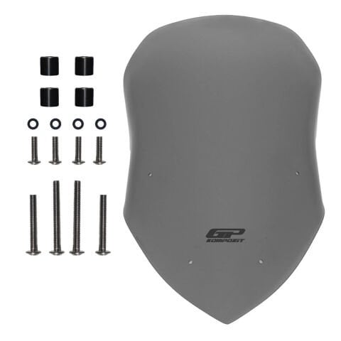 GP Kompozit Yamaha XMAX 250 / 300 / 400 2018-2023 Uyumlu Ön Tur Camı Füme