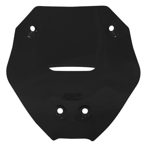 GP Kompozit Ducati Multistrada V4 2021-2023 Uyumlu Spor Ön Cam Siyah