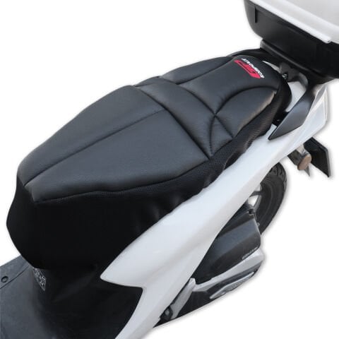 GP Kompozit Honda Dio 2021-2025 Uyumlu Fileli Motosiklet Konfor Sele Kılıfı Siyah