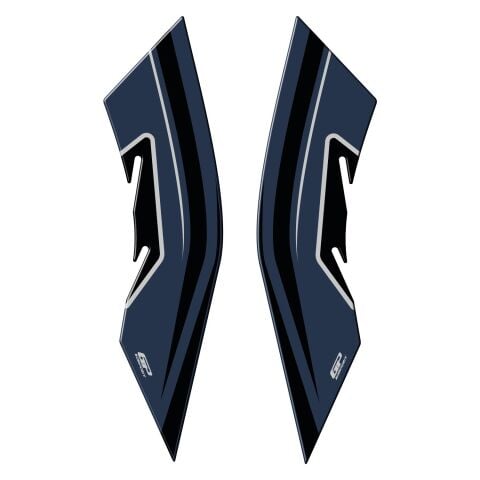 GP Kompozit Honda PCX 125 2021-2024 Uyumlu Yan Ayak Pad Mavi