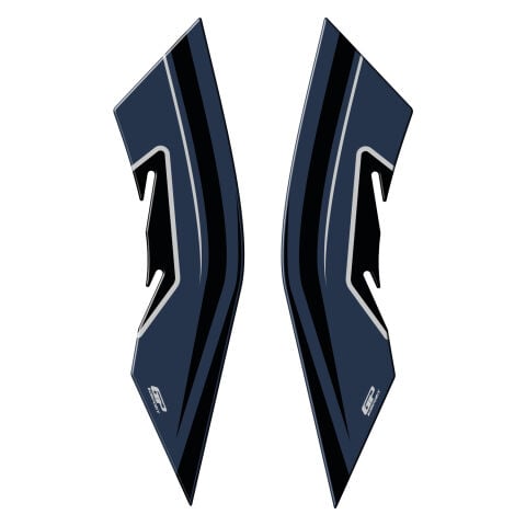 GP Kompozit Honda PCX 125 2021-2024 Uyumlu Yan Ayak Pad Mavi
