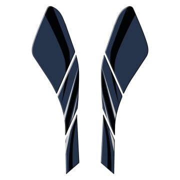 GP Kompozit Honda PCX 125 2021-2024 Uyumlu Yan Pad Mavi