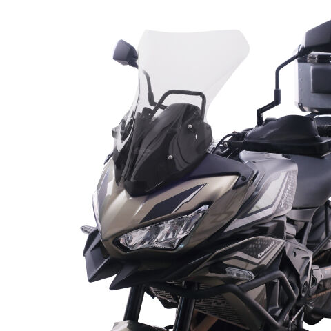 GP Kompozit Kawasaki Versys 650 2023-2025 Uyumlu Ön Cam Şeffaf