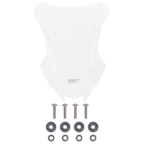 GP Kompozit Kawasaki Versys 650 2023-2025 Uyumlu Ön Cam Şeffaf