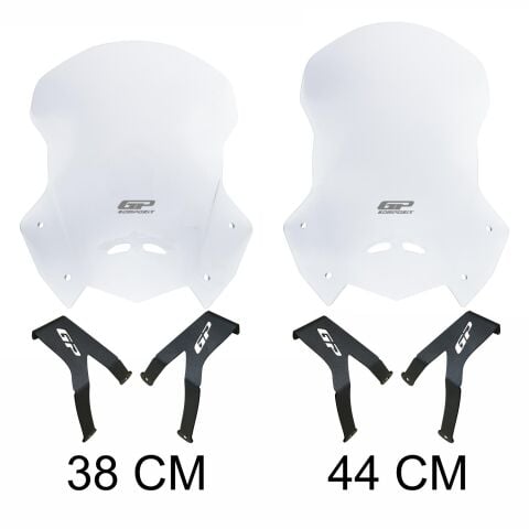 GP Kompozit Honda CRF250L / CRF300L 2023-2025 Uyumlu Ön Cam Şeffaf