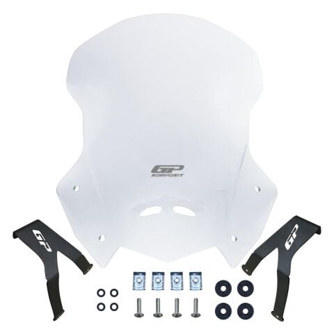 GP Kompozit Honda CRF250L / CRF300L 2023-2025 Uyumlu Ön Cam Şeffaf