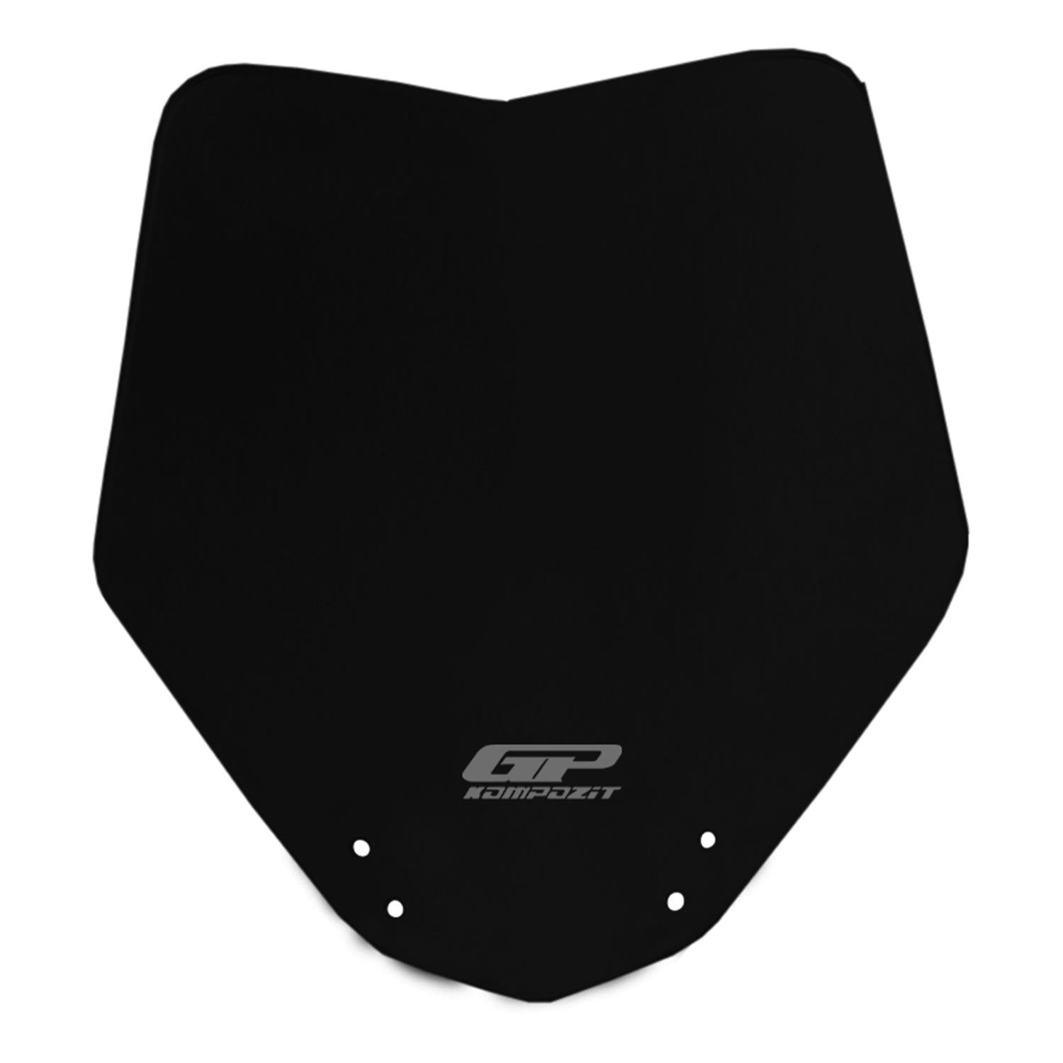 GP Kompozit KTM Duke 250 2011-2016 Uyumlu Spor Ön Cam Siyah