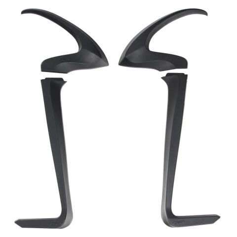 GP Kompozit Honda Dio 2021-2025 Uyumlu Bacak Koruma Siyah