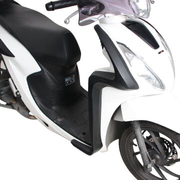 GP Kompozit Honda Dio 2021-2025 Uyumlu Bacak Koruma Siyah