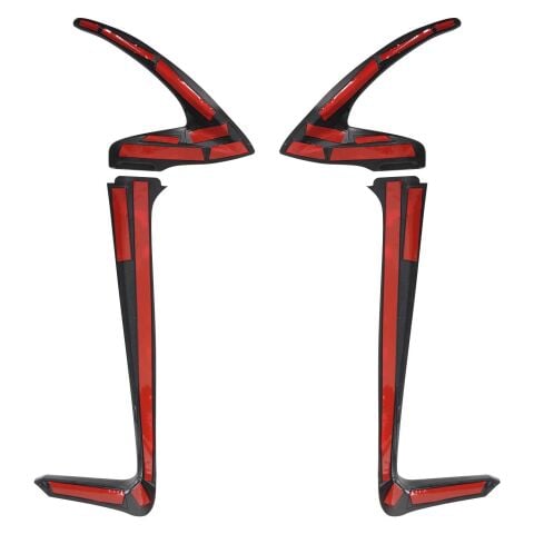 GP Kompozit Honda Dio 2021-2025 Uyumlu Bacak Koruma Siyah