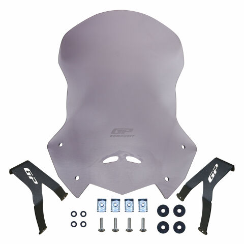 GP Kompozit Honda CRF250L / CRF300L 2023-2025 Uyumlu Ön Cam Füme