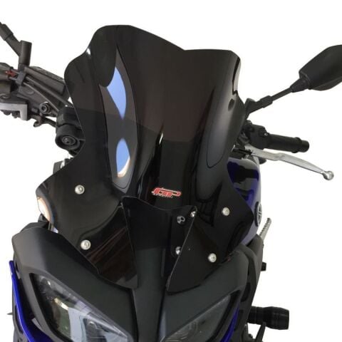 GP Kompozit Yamaha MT-09 2017-2020 Uyumlu Ön Cam Siyah
