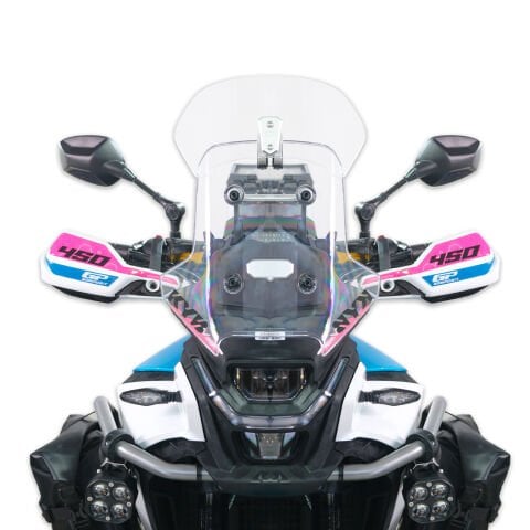 GP Kompozit CF Moto 450 MT 2024-2026 Uyumlu Tank Pad Seti Mavi