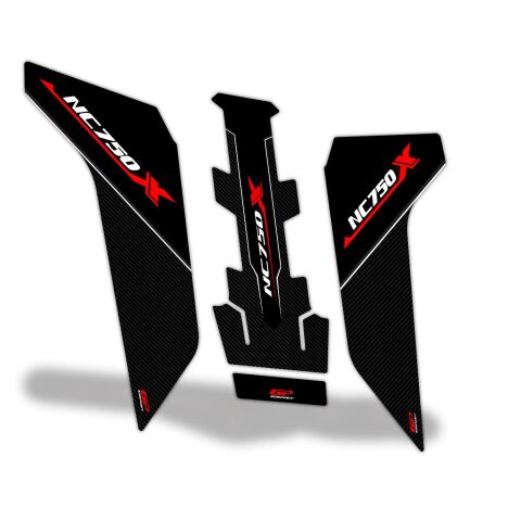 GP Kompozit Honda NC 750 X 2016-2020 Uyumlu Tank Pad Seti Gri