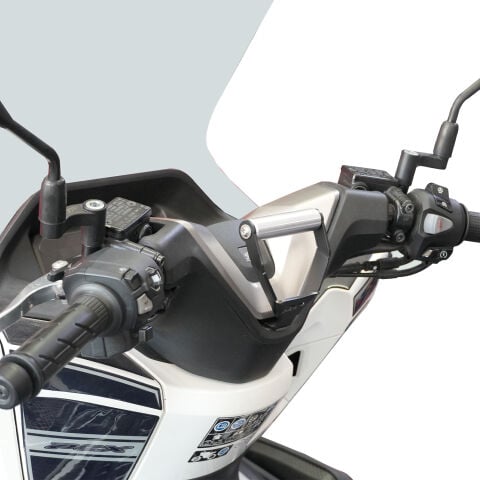 GP Kompozit Honda PCX 125 / 150 2025-2026 Uyumlu Telefon / Navigasyon Tutucu Siyah