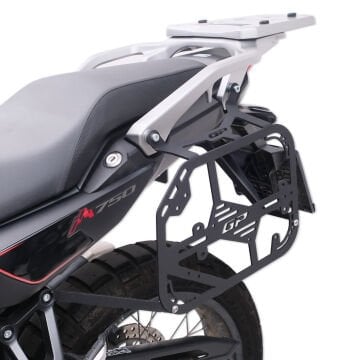GP Kompozit Honda XL750L Transalp 2023 - 2024 Uyumlu Yan Çanta Demiri Siyah