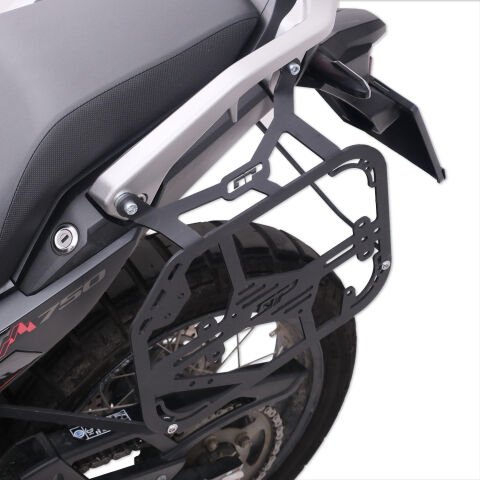 GP Kompozit Honda XL750L Transalp 2023 - 2024 Uyumlu Yan Çanta Demiri Siyah