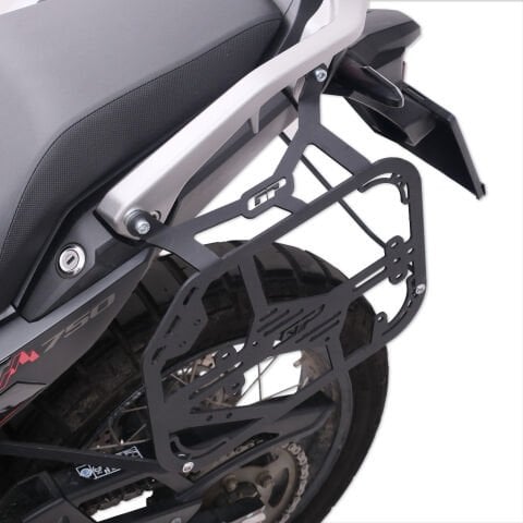 GP Kompozit Honda XL750L Transalp 2023 - 2024 Uyumlu Yan Çanta Demiri Siyah