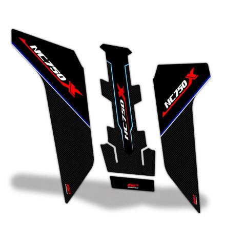 GP Kompozit Honda NC 750 X 2016-2020 Uyumlu Tank Pad Seti Mavi