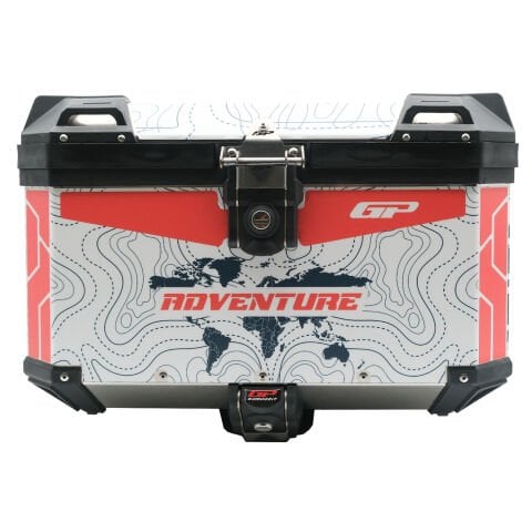 GP Kompozit DSN09 Universal 45 lt Desenli Alüminyum Motosiklet Çantası