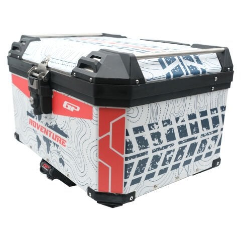 GP Kompozit DSN09 Universal 45 lt Desenli Alüminyum Motosiklet Çantası