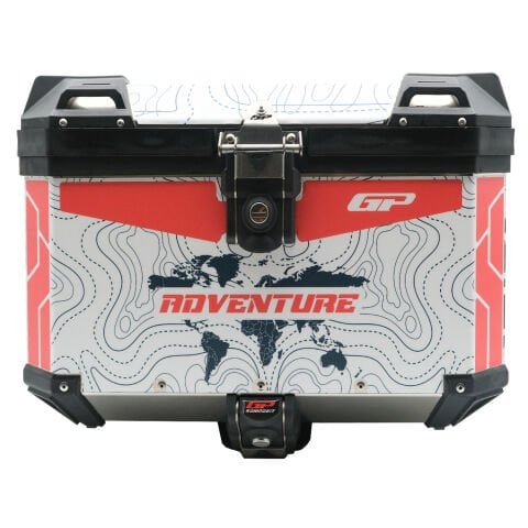 GP Kompozit DSN09 Universal 57 lt Desenli Alüminyum Motosiklet Çantası