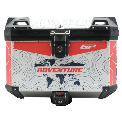 GP Kompozit DSN09 Universal 57 lt Desenli Alüminyum Motosiklet Çantası