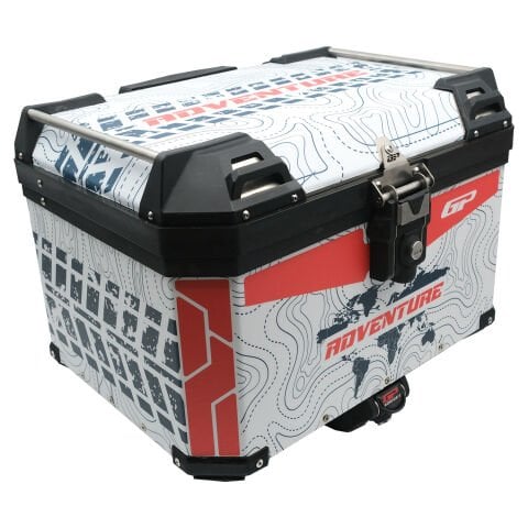 GP Kompozit DSN09 Universal 57 lt Desenli Alüminyum Motosiklet Çantası