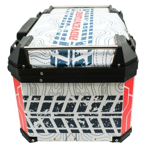 GP Kompozit DSN09 Universal 57 lt Desenli Alüminyum Motosiklet Çantası