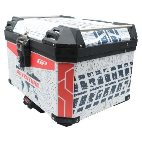 GP Kompozit DSN09 Universal 57 lt Desenli Alüminyum Motosiklet Çantası