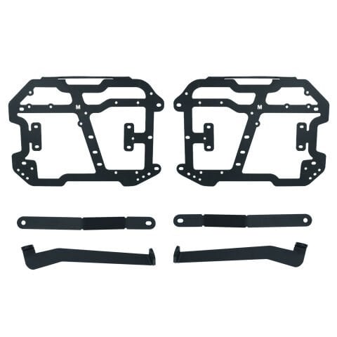 GP Kompozit Bajaj Dominar 250 / 400 2020-2026 Uyumlu Yan Çanta Demiri Siyah