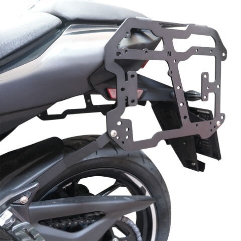 GP Kompozit Bajaj Dominar 250 / 400 2020-2026 Uyumlu Yan Çanta Demiri Siyah